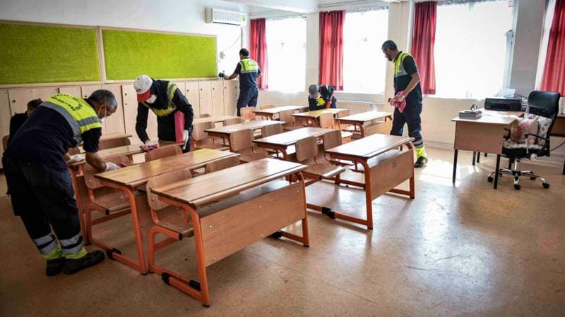 Profesyonel okul ve sınıf temizliği